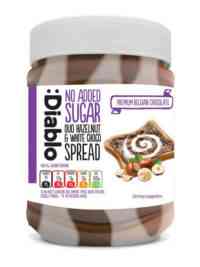 DIABLO Шоколадно-ореховая паста (темный и белый шоколад) 350 г. стекло