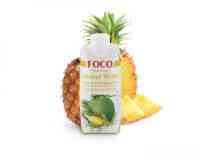 Кокосовая вода с ананасом FOCO Tetra Pak 330мл.