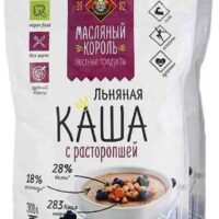 Каша льняная с расторопшей "Масляный король" 300г дой-пак