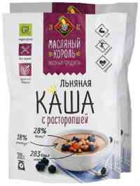 Каша льняная с расторопшей "Масляный король" 300г дой-пак