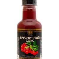 Соус брусничный на основе винного уксуса 220 мл