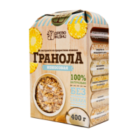 Древо Жизни ГРАНОЛА с кокосом и ананасом 400гр.