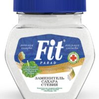 Fit Parad №8 Заменитель сахара на основе эритритола и стевии банка 180г.