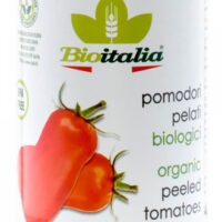 BIOITALIA Томаты очищенные в томатном соке ж/б 400гр.