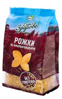Макароны "Ешь ЗдорОво" из амарантовой муки не содержащие глютена Рожки 250гр
