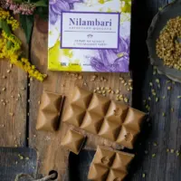 Шоколад Nilambari белый на кокосе с гречишным чаем (65г)