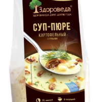 Суп-пюре картофельный с грибами "Здороведа",250 гр.