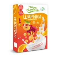 Шарики амарантовые "Умные Сладости" в апельсиновом соке 160 гр.