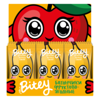 Батончик Фруктово-ягодный Bitey "Яблоко-Банан" 25гр.