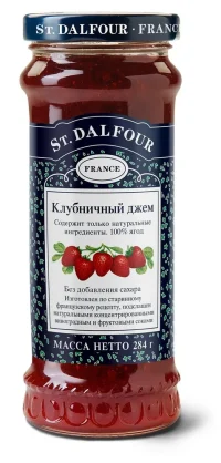 St.Dalfour Джем из клубники 284гр.