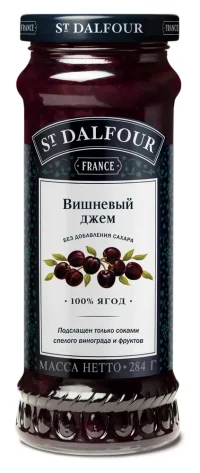 St.Dalfour Джем из вишни 284гр.