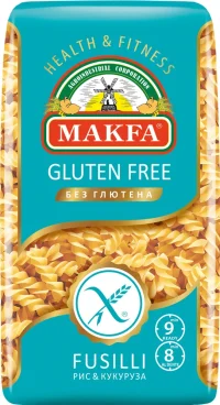 Makfa FUSILLI без глютена 30 гр.