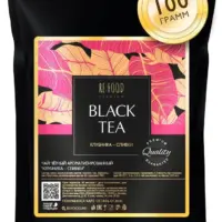 REFOOD Чай чёрный Клубника Сливки PREMIUM 100 гр.
