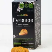 Premium Печенье сдобное греч.на изомальте и стевии "Румяное" 200гр.