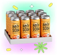 HC Напиток безалкогольный Holy Soda "Апельсиновое солнце" 330 мл.