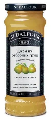 St.Dalfour Джем из отборной груши 284гр.