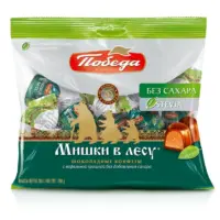 Конфеты шоколадные "Мишки в лесу" без добавления сахара 200 гр.