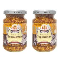 Кинто горчица французская, зернистая 170мл
