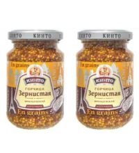 Кинто горчица французская, зернистая 170мл