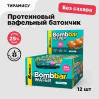 BOMBBAR Батончик вафельный "Тирамису" 32 гр.