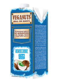 VEGANUTS-moloko КОКОСОВОЕ ст/б 1 л. 2,7%
