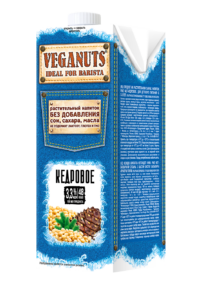 VEGANUTS-moloko КЕДРОВОЕ ст/б 1 л. 3,3%