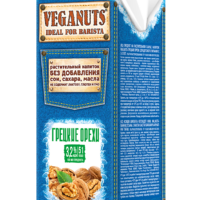 VEGANUTS-moloko ГРЕЦКИЙ ОРЕХ ст/б 1 л. 3,2%