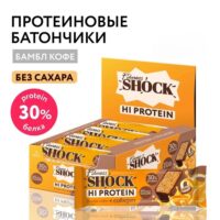 FitnesSHOCK батончик Hi protein 40гр Кофе-апельсин