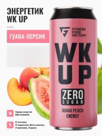 WK UP Напиток тонизирующий "Гуава-Персик" 450 мл.