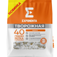 Продукт творожный EXPONENTA со вкусом "Манго"