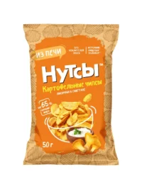 DS Чипсы картофельные НУТСЫ со вкусом Лисички в сметане 50 гр.
