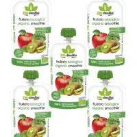 BIOITALIA Смузи из яблока, киви и шпината 120 гр.