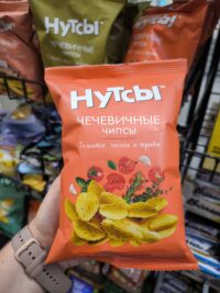 DS Чипсы чечевичные НУТСЫ Томат, чеснок и травы 50 гр.
