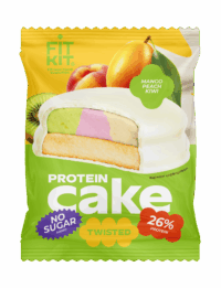 Fit Kit Protein Twisted Cake 50гр Манго-персик-киви