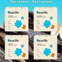 R.A.W. LIFE Печенье ваниль и злаки 80 гр.