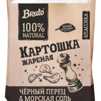 Bruto Kraft Чипсы "Чёрный перец" 120 гр.