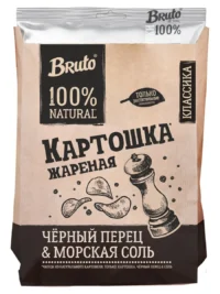 Bruto Kraft Чипсы "Чёрный перец" 60 гр.