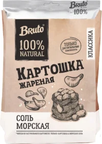 Bruto Kraft Чипсы "Классика соль" 60 гр.