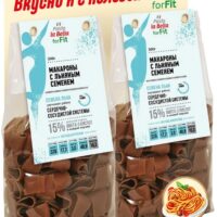 Pasta la Bella for Fit Макароны с льняными семенами 300 гр.